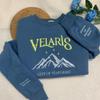 Embroidered Velaris Shirt, Velaris City Of Starlight Embroidered Sweatshirt, The Night Court, SJM sweater, City Of Starlight, ACOTAR Blue view 3