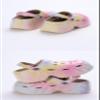 9cm high Heel Toe Sandals, Thick Soled Beach Shoes, European Station Leopard Print, Worn on The Beach with a Feeling of Stepping on Feces, Hole Shoes for Women (6.5,Hsien,7) view 2