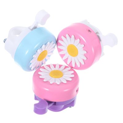 WHAMVOX 3pcs Bike Bells for Boys and Girls Bicycle Bells Decorative Bike for Scooter
