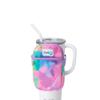 Swig Life Mega Mug Pouch, Water Bottle Bag with Adjustable Strap, Water Bottle Fanny Pack with Zippered Phone Pocket, Tumbler Accessories (Cloud Nine) view 1