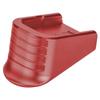 NDZ Performance Magazine Base Plate Finger Extension for Glock 43X 48 9mm Laser Engraved Anodized Aluminum in Red, Made in The USA - Hammerhead Shark view 2