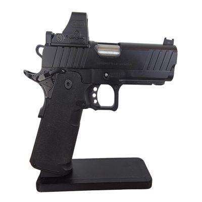 Hammy3DPrints Display Stand for 2011 | Handgun Holder Storage Rack (Black, Standard (No Screws))