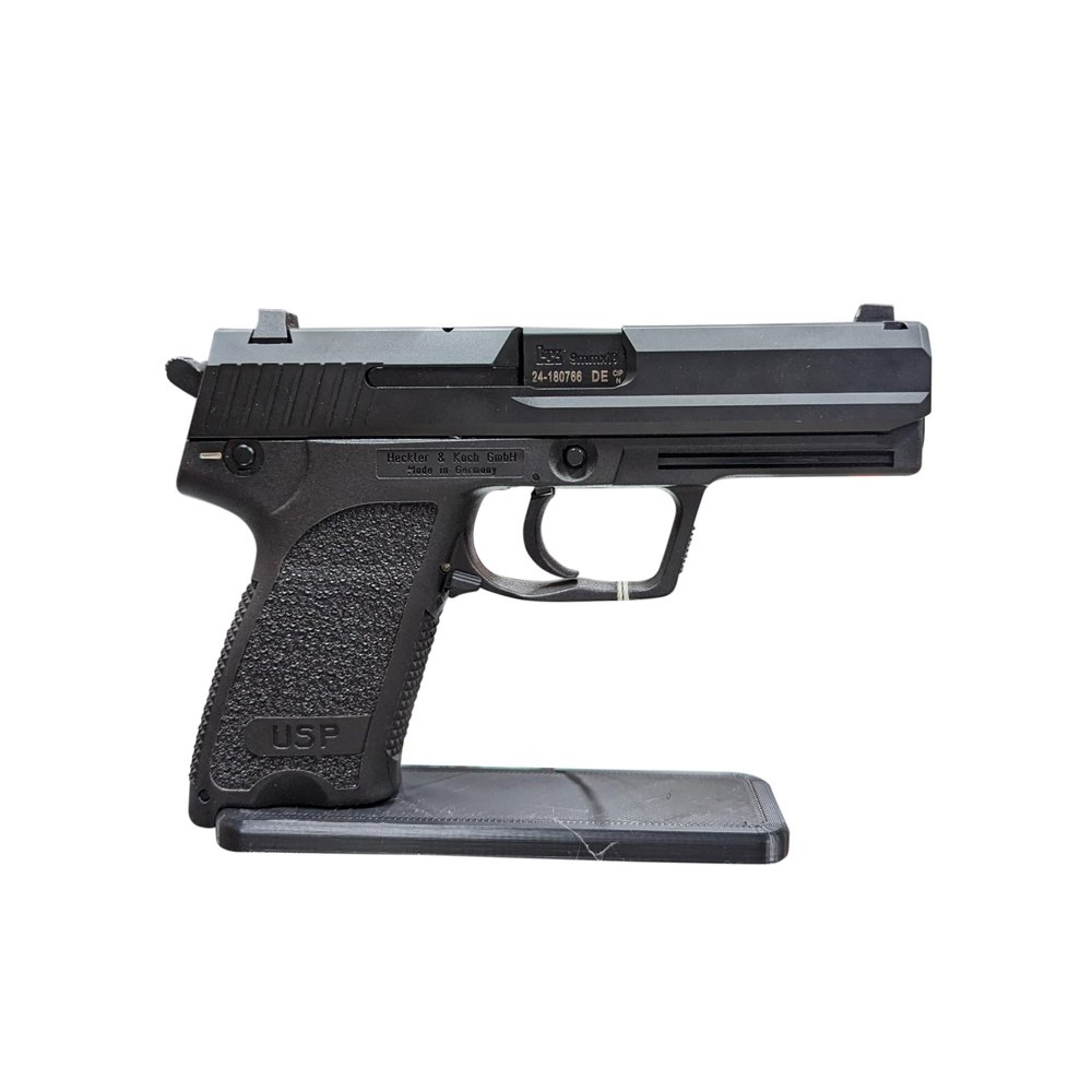 Hammy3DPrints Display Stand for HK USP 9 | Handgun Holder Storage Rack (Standard (No Screws))