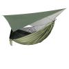 DINGHONG Camp Portable Mosquito Net Nylon Camping Hammock with Rain Fly Canopy Tarp for Outdoor Hanging Bed Sleeping Strong (Color : Green 1) view 2
