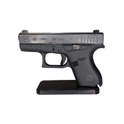 Hammy3DPrints Display Stand for Glock 42 | Handgun Holder Storage Rack (Standard (No Screws))