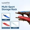 2-Place Poly Kayak Rack for Garage, Wall Kayak Rack Holder, Recycled Plastic Free Standing Dock, Paddle Board Storage Racks, Surfboard Storage System for Garage and Outdoor Stand, Surfboard Stand view 4