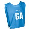 FORZA Pro Netball Bibs [7 Pack] | Full Netball Player Position Bib Pack Available in 7 Colors - Ideal for Schools & Clubs (Blue, Small) view 3