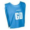 FORZA Pro Netball Bibs [7 Pack] | Full Netball Player Position Bib Pack Available in 7 Colors - Ideal for Schools & Clubs (Blue, Small) view 4