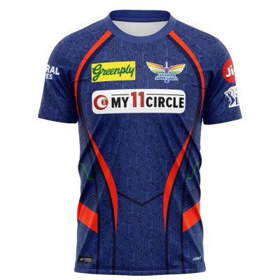 Whitedot Lucknow Super Giants 2024 IPL Cricket Fan Jersey - 100% Dryfit Polyester (LSG 2024 - M-40) - Without Name Print, Medium