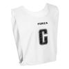 FORZA Pro Netball Bibs [7 Pack] | Full Netball Player Position Bib Pack Available in 7 Colors - Ideal for Schools & Clubs (White, Medium) view 2
