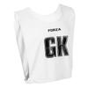 FORZA Pro Netball Bibs [7 Pack] | Full Netball Player Position Bib Pack Available in 7 Colors - Ideal for Schools & Clubs (White, Medium) view 4