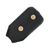 1/2" Black Ropeze Clamp [4 Pack] with Brass Insert and Stainless Steel Screws - Durable Boat Docking and Sailing Rigging Accessory view 4