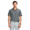 Izod Men's Advantage Performance Short Sleeve Polo Shirt, Carbon Heather, Small view 1