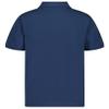 Calvin Klein Boys' Short Sleeve Micro Pique Solid Polo, Dark Denim, 10-12 view 3