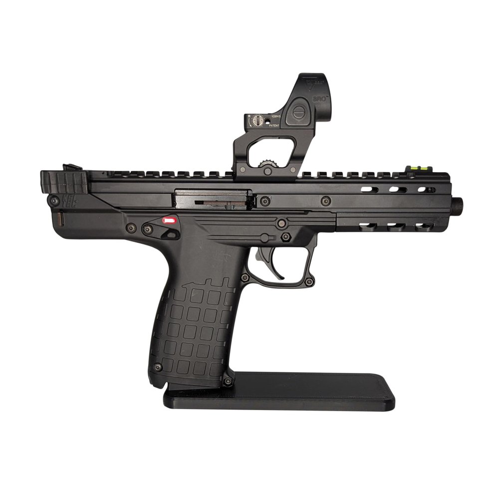 Hammy3DPrints Display Stand for Keltec CP33 / CMR30 / PMR30 | Handgun Holder Storage Rack (Standard (No Screws))