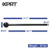 XPRT Fitness Steel Macebell for Upper Body and Core Strength Training | Conditioning and Resistance Training Tool | Heavy-Duty Steel Construction | Secure Grip Handle| Versatile Workout Equipment for Functional Fitness and Muscle Development (F - 25  view 2
