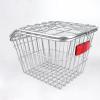 NineFit Basics Rear Bike Basket Bicycle Basket Fashion Storage Practical Bicycle Cargo Rack, Biking Rack Basket for Hiking Mountain Bikes, with Lid, 29cmx22.5cmx26cm view 3