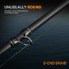 FINS Metered 4-Color 25ft Segments Braid Fishing Line - 8-Strand Braided, USA Made, No Color Transfer, Precision Depth Control - Metered - 30 lb - 600 Yds view 4