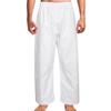 KAADUU KAADDU Karate Pants White Training Pants Karate Trouser Adult Unisex 7.5oz/8oz Poly-Cotton Martial Art MMA Kung Fu (8oz, 170cm)