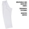 KAADUU KAADDU Karate Pants White Training Pants Karate Trouser Adult Unisex 7.5oz/8oz Poly-Cotton Martial Art MMA Kung Fu (8oz, 170cm) view 2