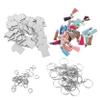 STOBOK 30 Sets Heat Transfer Pendant Luggage Tag Heat Transfer Keyring Thermal Transfer Blank Stamping Blank Engraving Blanks Sublimation Keychain Printing Key Rings Dog Tag Football, Picture 2 view 1