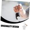 STOBOK 30 Sets Heat Transfer Pendant Luggage Tag Heat Transfer Keyring Thermal Transfer Blank Stamping Blank Engraving Blanks Sublimation Keychain Printing Key Rings Dog Tag Football, Picture 2 view 4