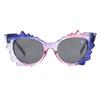 Disney Girl's Round Frozen Sunglasses, Gradient Purple, 42 mm view 2