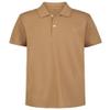 Calvin Klein Boys' Short Sleeve Micro Pique Solid Polo, Tiger's Eye, 18-20 view 1