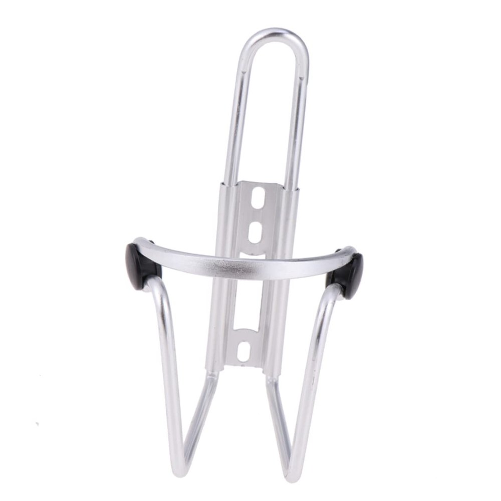 balacoo 2pcs Alloy Water Bottle Holder for Motorcycles and Lightweight Easy to Install and Portable Suitable for Bottles Silver