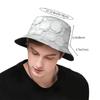 3D Flower Print Bucket Hat Packable Travel Sun Caps Fisherman Beach Sun Hat Unisex for Teens Women Men Kids view 3