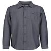 Calvin Klein Boys' Long Sleeve Woven Button-Down Shirt, Dark Sapphire Herringbone, 10-12 view 1