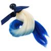 GLEAVI Helmet Braid Wig for Motorcycle Riding Stylish Removable Ponytail Decoration for Unisex Helmets Material Easy Installation Suction Cup Design