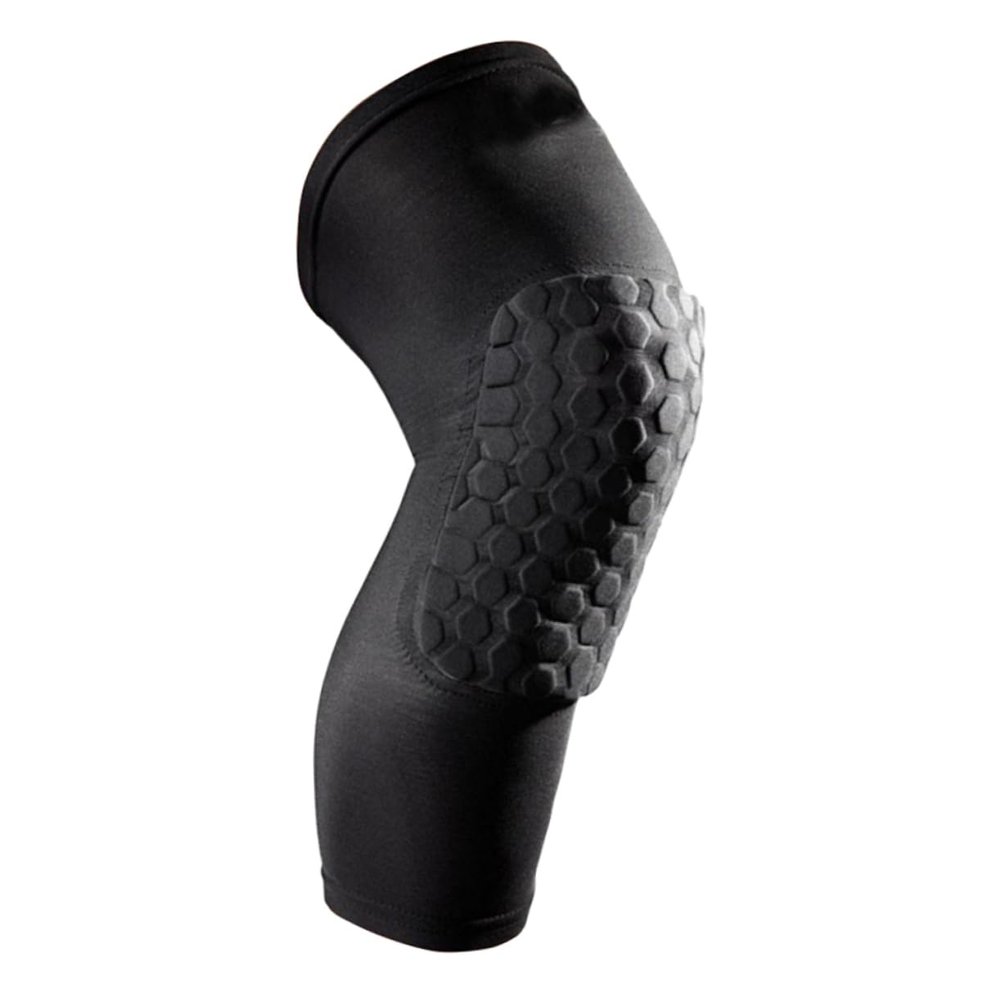 FOYTOKI 1pc Breathable Honeycomb Sports Calf Compression Sleeve for Basketball and Football Black s Lightweight Leg Support Protector for Youth and Adults