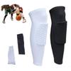 FOYTOKI 1pc Breathable Honeycomb Sports Calf Compression Sleeve for Basketball and Football Black s Lightweight Leg Support Protector for Youth and Adults view 4
