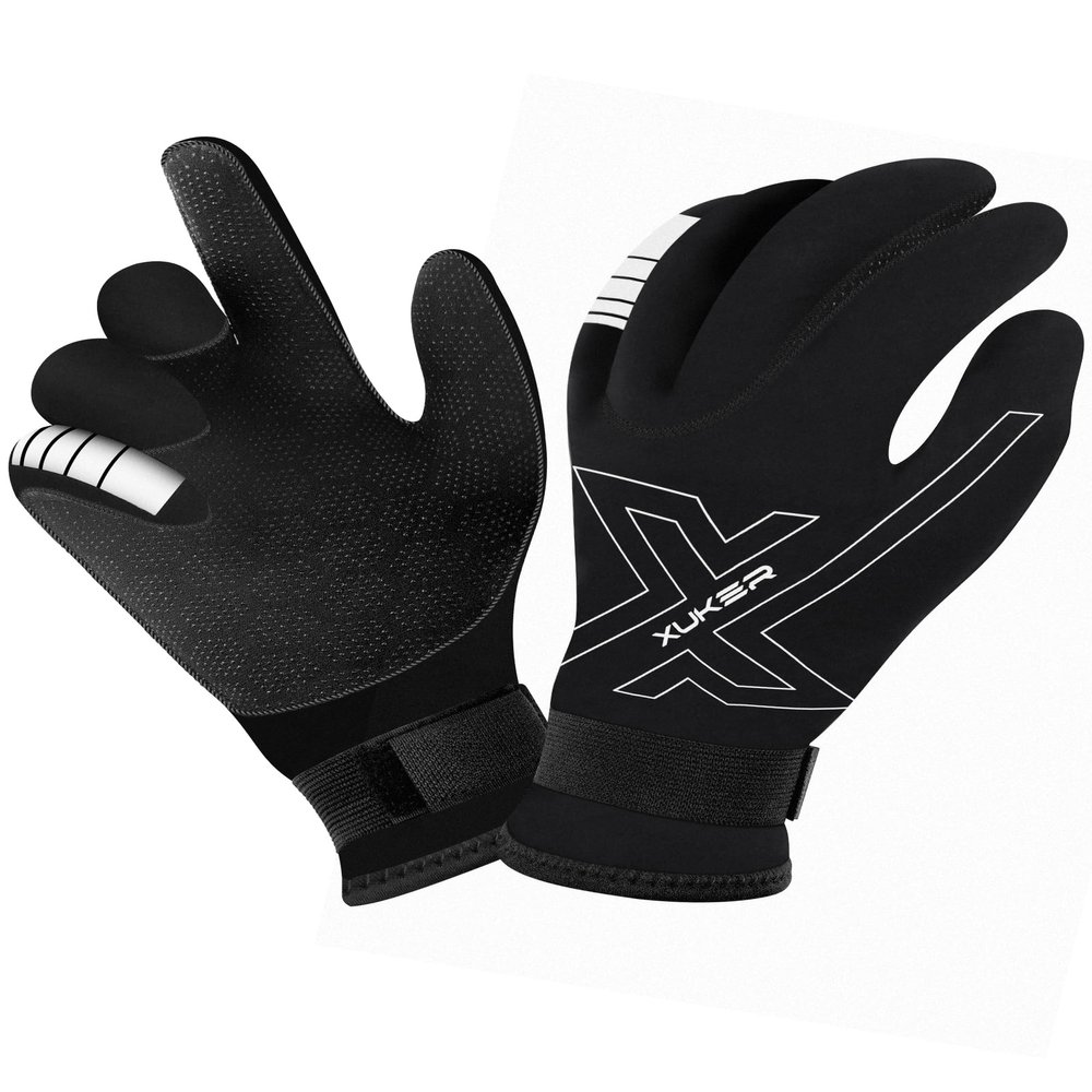 XUKER Neoprene Gloves Women Men, 3mm Wetsuit Dive Gloves Keep Warm for Diving Scuba Kayaking Snorkeling Swimming Water Sports,XS