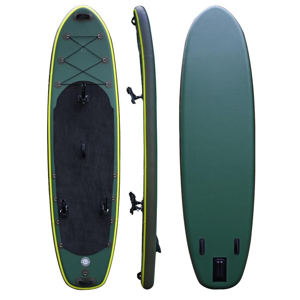 HEYTUR Inflatable Float Tubes for Fishing Inflatable Stand Up Paddleboard for Fishing and Recreation