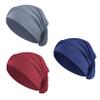 3 Pcs Womens Muslim Under Scarf Hijab Cap Stretch Sleep Hair Turban Head Wraps Bonnet Chemo Cap Beanie Hat Headwear view 2