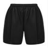 Hansber Kids Boys Girls Loose Athletic Sports Shorts Drawstring Elastic Waistband Performance Mesh Shorts Black 5-6 view 1