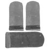 OFFSCH 3pcs Splitting Wedges for Hammer Handle Installation Durable Iron Fixing Accessories for Woodworking and Construction Use view 1