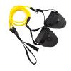 Swimming Resistance Bands with Hand Paddles Stretch Cord Fitness Bands for Swimming Training Arm Strength Exercise Land Swimming Gear view 3