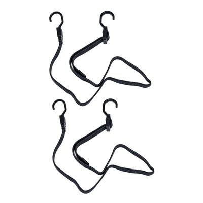 ULTECHNOVO 2pcs Elastic Cargo Fixing Straps Durable Tensioner Belts for Kayak Bike Motorcycle Luggage High Elasticity for