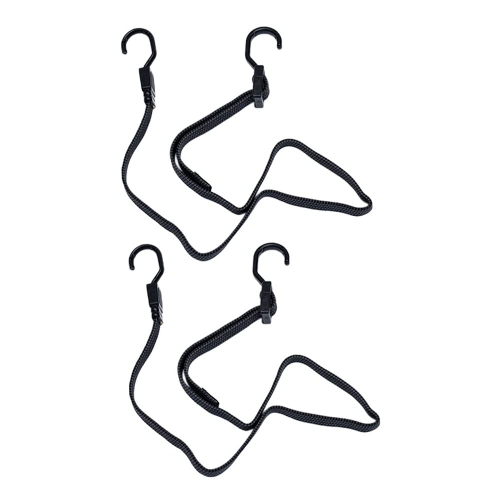 ULTECHNOVO 2pcs Elastic Cargo Fixing Straps Durable Tensioner Belts for Kayak Bike Motorcycle Luggage High Elasticity for