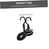 ULTECHNOVO 2pcs Elastic Cargo Fixing Straps Durable Tensioner Belts for Kayak Bike Motorcycle Luggage High Elasticity for view 2