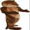 Brown otter Mascot Costume Adult Size for Men & Women with Built-in Fan Inside the Head view 2