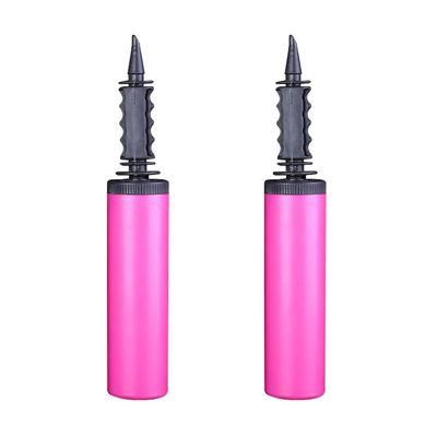 2PCS Hand Push Inflator Plastic Ball Pump Portable Balloon Pump Push & Pull Inflator System Mini Balloon Inflation Tool for Birthday Party Festive Days (Random Colors)
