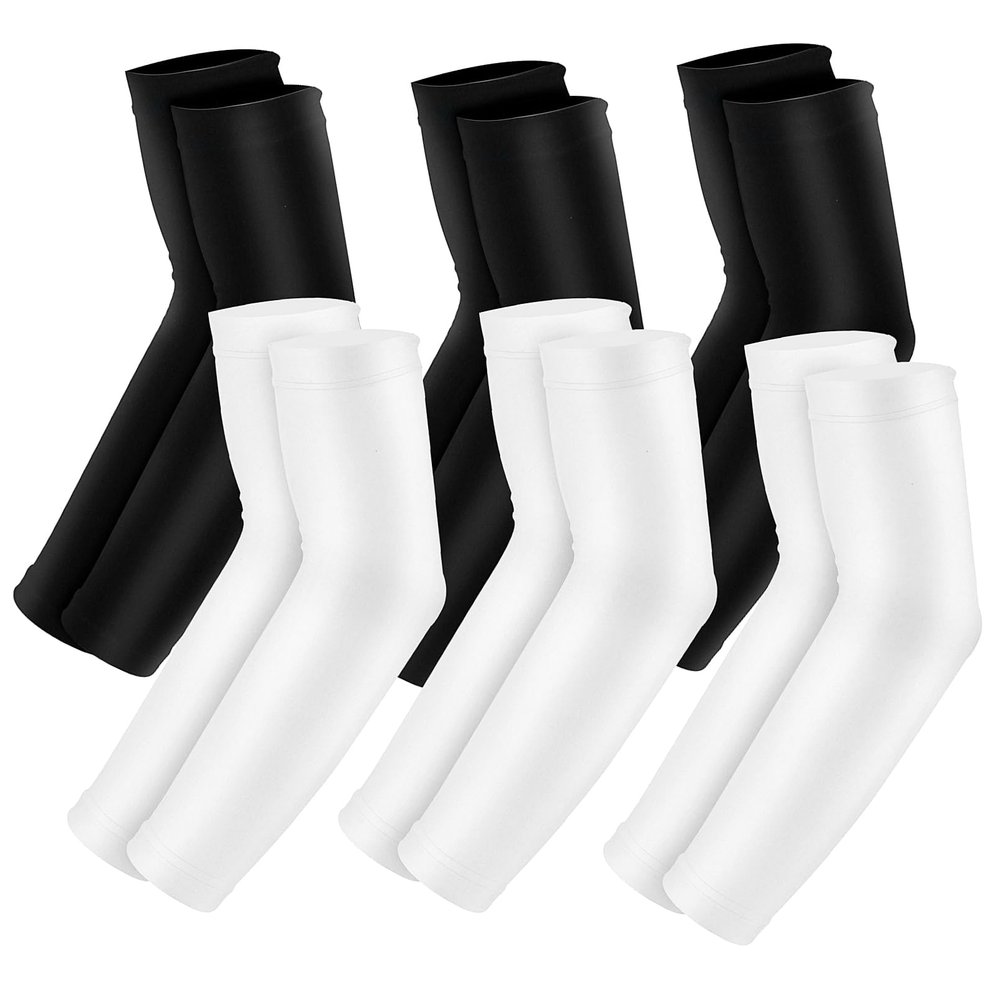 Luwint Arm Sleeves for Men, Cooling UV Sun Protection Long Athletic Sleeve