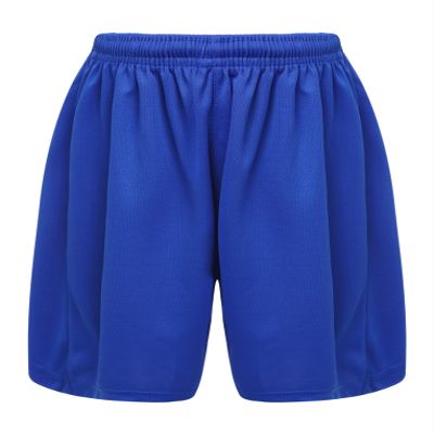 Hansber Kids Boys Girls Loose Athletic Sports Shorts Drawstring Elastic Waistband Performance Mesh Shorts Blue 3-4