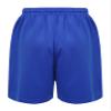 Hansber Kids Boys Girls Loose Athletic Sports Shorts Drawstring Elastic Waistband Performance Mesh Shorts Blue 3-4 view 2