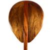Tikimaster Outrigger Decorative Koa Paddle Rich Tone 50 inch T-Handle - Made in Hawaii | #koa7299 view 1