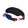 MDATT British Flag Adult Sunscreen Visor Cap,Open Top Hat for Women and Men,Cute Hat,Funny Cap,Outdoor Hat view 3